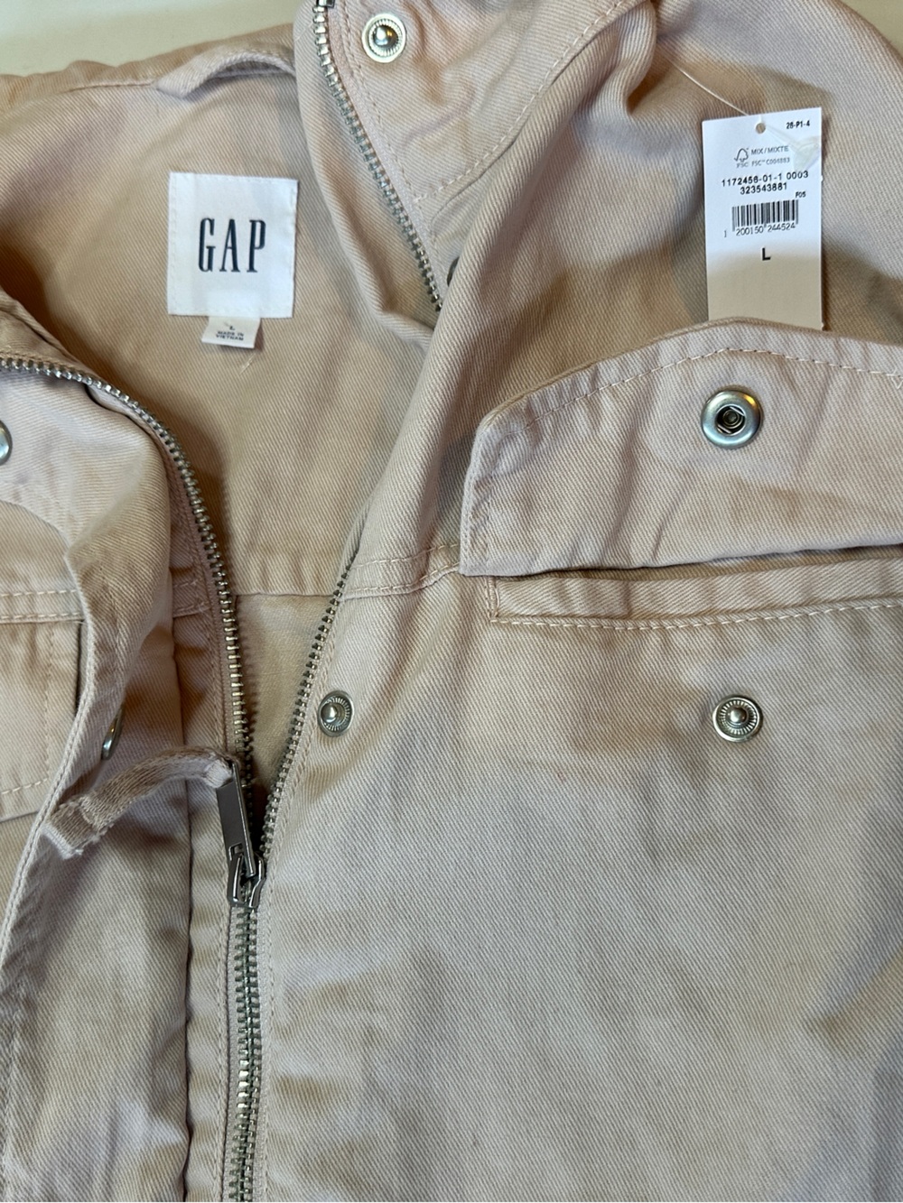 Pink GAP Utility Jacket - Picture 7 of 9